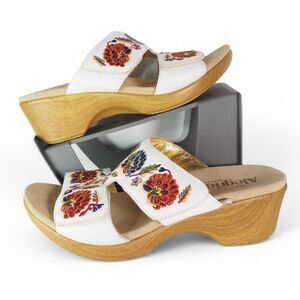 Alegria Linn Floral Print Slide-on Sandals LIN-600N Women's 10.5-11/41